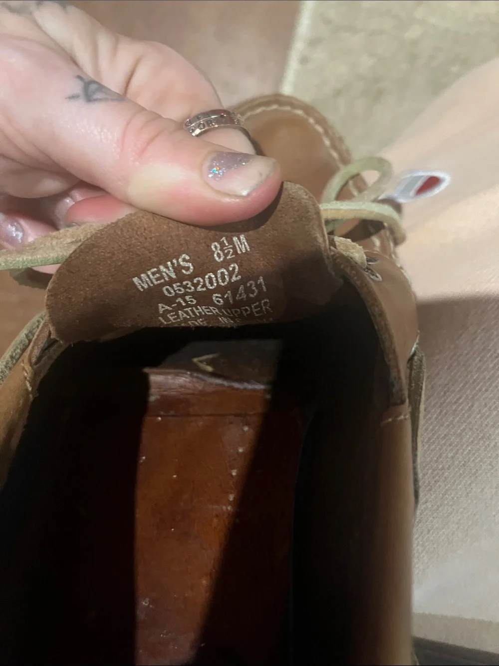 Sperry Tan/Brown Leather Classic Boat Shoes
